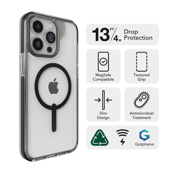 ZAGG Case Magsafe iPhone 15/15 Pro/15 Pro Max Snap Casing Santa Cruz Kickstand Kick Stand - SFI Group - 5