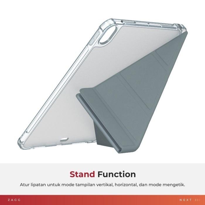 ZAGG Case iPad Pro Air 11" / 13" inch M2 Hampton Light Blue - Cover Casing Tablet Protection - SFI Group - 2