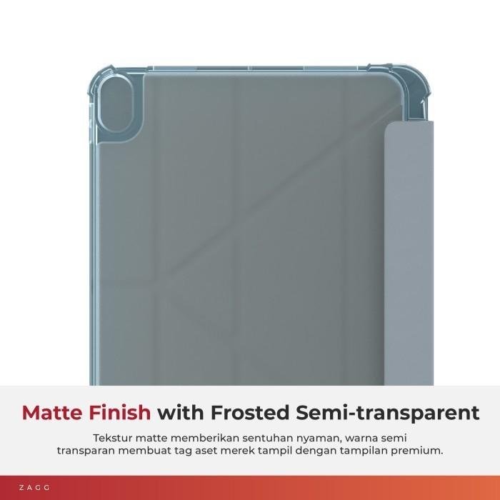 ZAGG Case iPad Pro Air 11" / 13" inch M2 Hampton Light Blue - Cover Casing Tablet Protection - SFI Group - 4