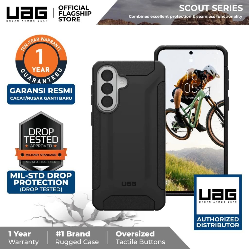 UAG Case Samsung Galaxy A57 5G - Scout - Casing Black - SFI Group