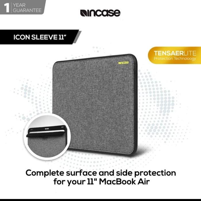 Incase Sleeve Macbook Air 11 inch -Icon Slleve (CL60645 ) Tas Laptop | Tas Macbook Air 11 Inch | Sleeve MacBook | Laptop sleeve case | Macbook sleeve | Pelindung Laptop | Laptop Bag - 3