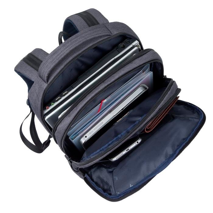 RIVACASE Tas Ransel Backpack Laptop 16 Inch Water Resistant | Suzuka (7765) - Black | Ransel Laptop | Tas Laptop | Tas pria | Tas Traveling | Tas kantor | Tas Kerja Pria | Ransel Kantor | Ransel Kerja | Ransel Pria | Ransel Travel - 4