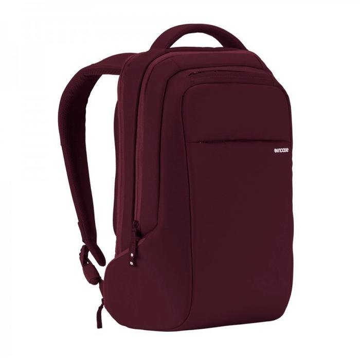 Incase Icon Slim Backpack For Macbook/Laptop Up to 15,6 "- Red | Tas Ransel | Tas sekolah | Tas Kerja | Tas Laptop | Ransel Kerja | Ransel Laptop | INCO100274-DRD | INBP10052-NVY - Red - 2