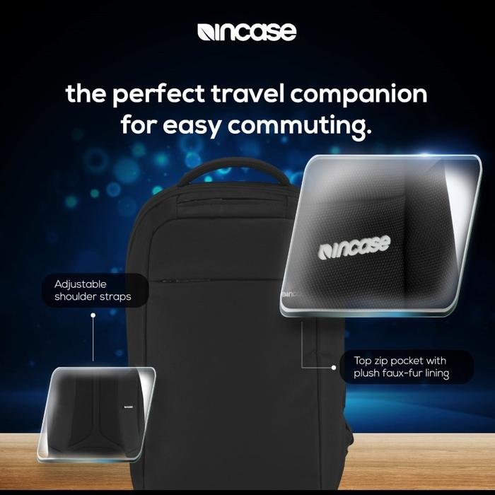Incase Icon Lite Backpack For Macbook Up To 16 inch | Tas Ransel | Tas Pria | Tas Kantor | Tas Kerja | Ransel Pria | Ransel Kantor | Ransel Kerja | Ransel Laptop | INCO100279 - Red - 2