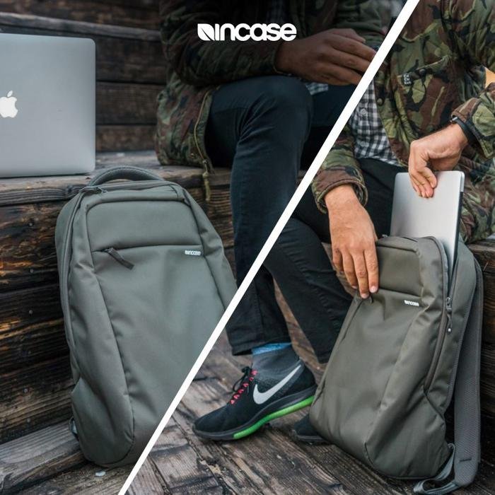 Incase Icon Lite Backpack For Macbook Up To 16 inch | Tas Ransel | Tas Pria | Tas Kantor | Tas Kerja | Ransel Pria | Ransel Kantor | Ransel Kerja | Ransel Laptop | INCO100279 - Red - 4