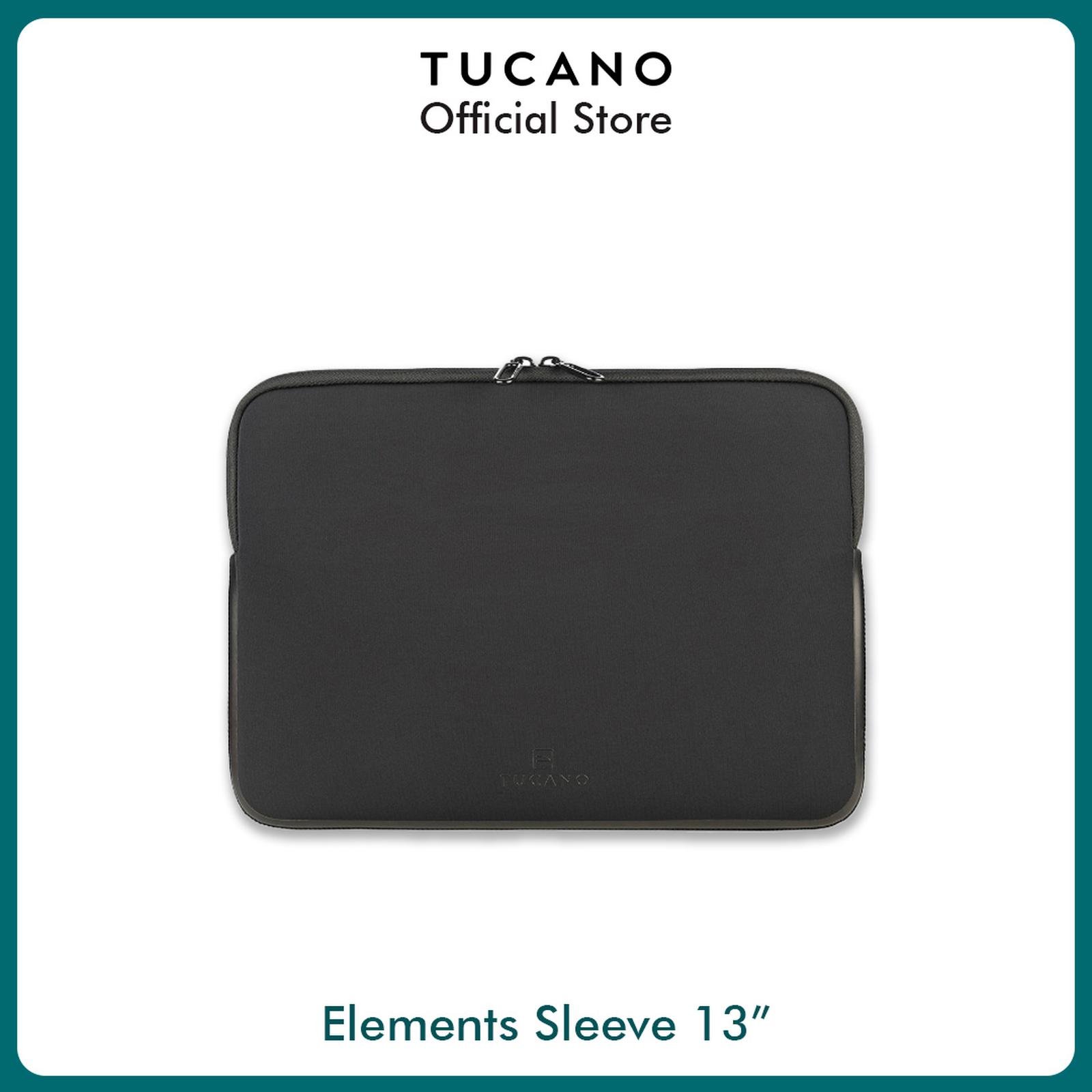 NEW ARRIVAL- Tucano Sleeve Second Skin for MacBook Air/Pro 13" and laptop 12"| Sleeve Macbokk Air M3 13 inch | Sleeve MacBook | Laptop sleeve case | Macbook sleeve | Pelindung Laptop | Laptop Bag | BF-E-MB213-BK