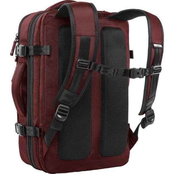 INCASE Tas Ransel Backpack VIA Travel Ballistic Nylon 15.6 Inch (Up to MacBook Pro 16" M3) INTR30058-DRD - Expandable Travel Bag Original - DEEP RED - 2