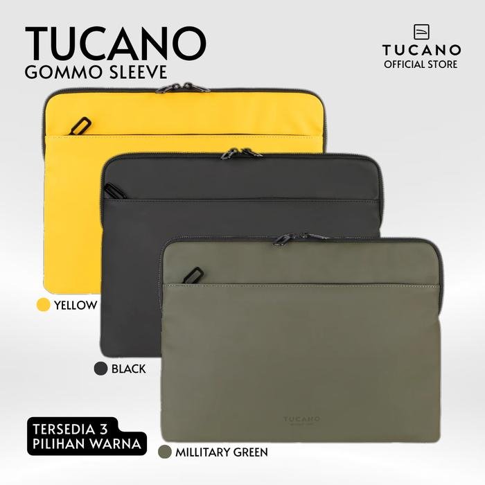 Tucano Sleeve Gommo for MacBook/ laptop up to 13/14" | Tas laptop 13/14" | Sleeve MacBook | Laptop sleeve case | Macbook sleeve | Pelindung Laptop | Laptop Bag | BFGOM1314 - 2