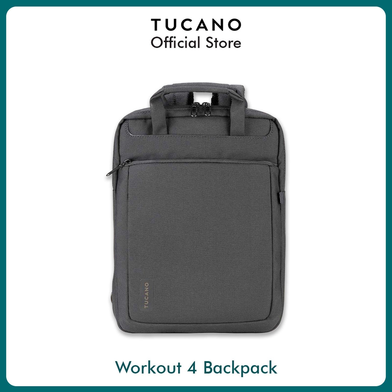 Tucano Backpack Workout 4 for Laptop / Macbook Pro 14" (WO4BK-MB14) Ransel Laptop 14 Inch | Tas Kerja | Ransel Laptop | Tas Laptop | Tas pria | Tas Traveling | Tas kantor | Tas Kerja Pria | Ransel Kantor | Ransel Kerja | Ransel Pria | Ransel Travel - ANTHRACITE