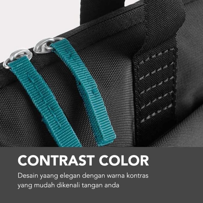 Tucano Messenger Bag Smilza Borsa Superslim for Laptop / Macbook 13"/14" (BSM1314) Tas Kerja | Tas Laptop 13/14 inch | Tas Laptop | Tas Macbook | Tas kerja | Tas Selempang | Tas Messenger | Tas Selempang Pria | Tas Selempang kerja | Tas Laptop Selempang - Biru - 3