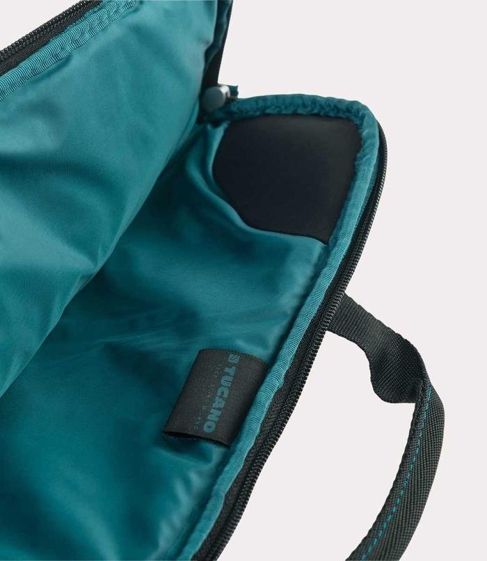 Tucano Messenger Bag Smilza Borsa Superslim for Laptop / Macbook 13"/14" (BSM1314) Tas Kerja | Tas Laptop 13/14 inch | Tas Laptop | Tas Macbook | Tas kerja | Tas Selempang | Tas Messenger | Tas Selempang Pria | Tas Selempang kerja | Tas Laptop Selempang - Biru - 5