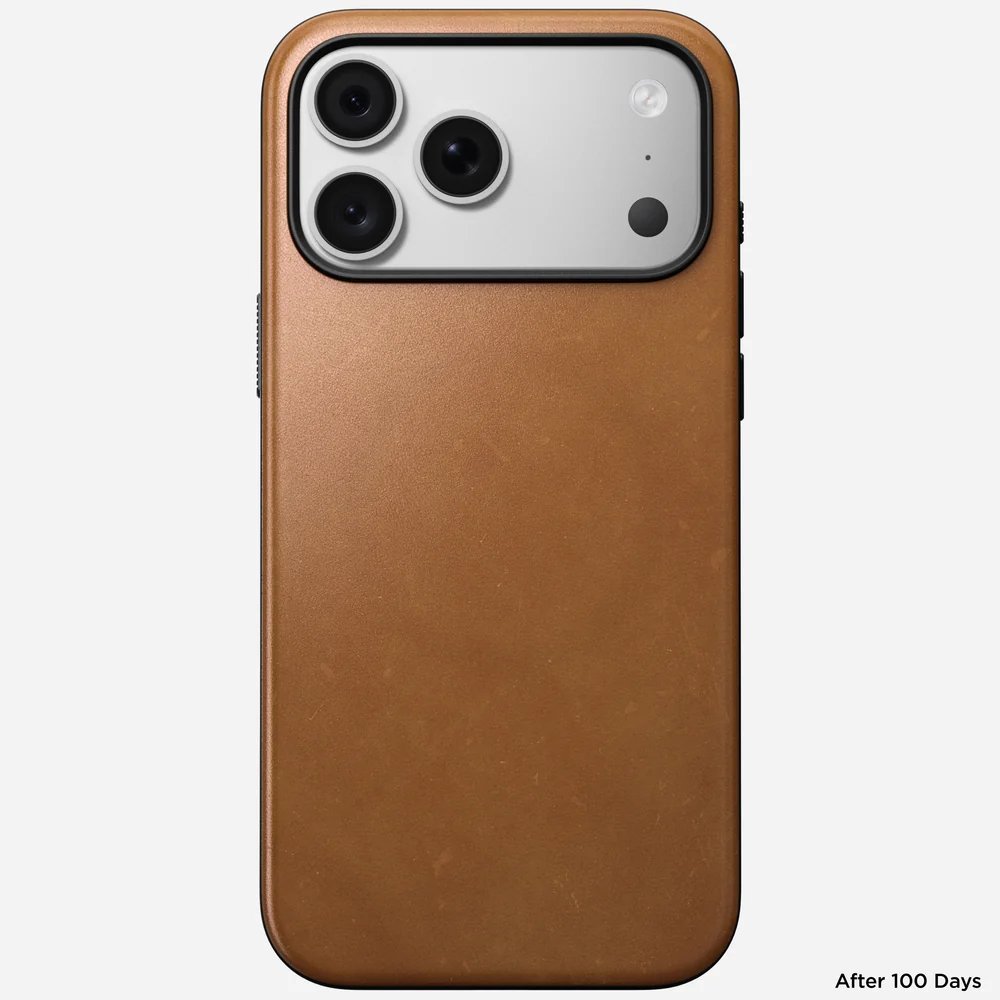 Nomad Leather Modern Leather Case - iPhone 18 Pro / iPhone 18 ProMax- English Tan - SFI GROUP - 2