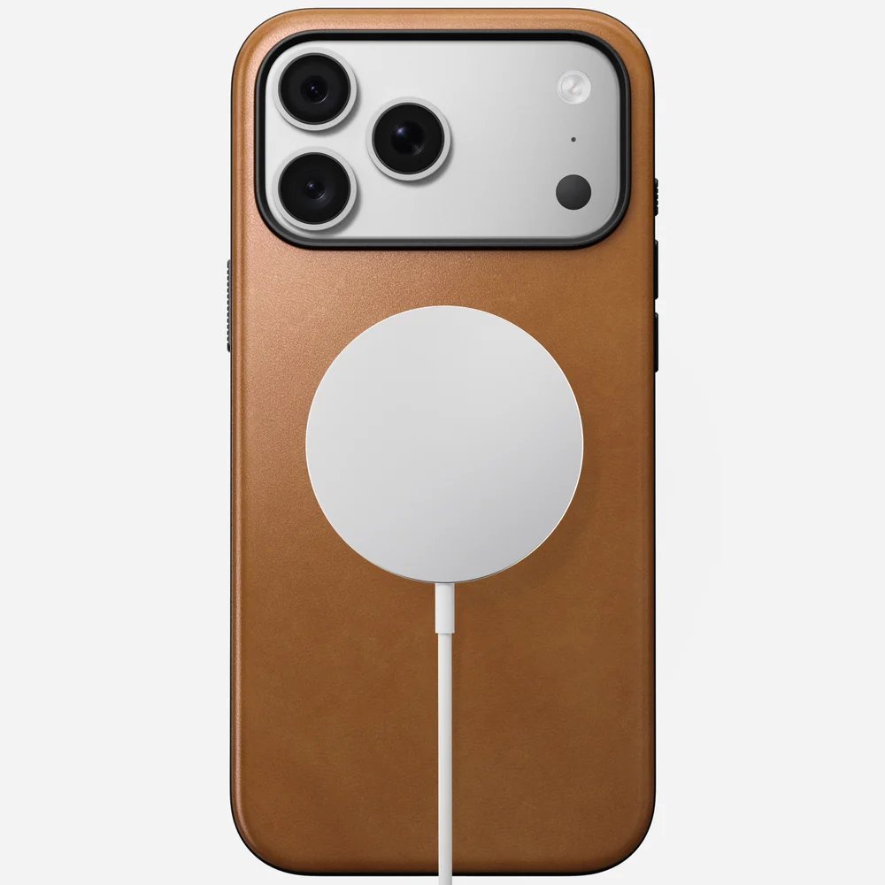 Nomad Leather Modern Leather Case - iPhone 18 Pro / iPhone 18 ProMax- English Tan - SFI GROUP - 4