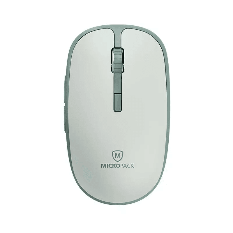 Micropack Mouse Wireless & Bluetooth - Silent Click - Easy Switch - MP-729B - SFI Group - White