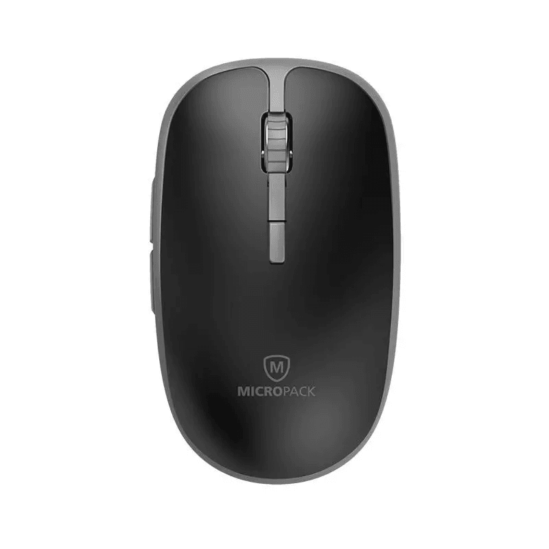 Micropack Mouse Wireless & Bluetooth - Silent Click - Easy Switch - MP-729B - SFI Group - Black