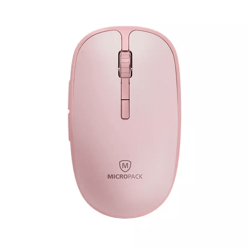 Micropack Mouse Wireless & Bluetooth - Silent Click - Easy Switch - MP-729B - SFI Group - Pink