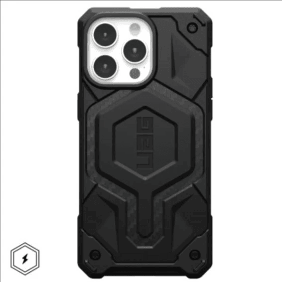 UAG Monarch Pro Case iPhone 15 Pro / 15 Pro Max ProMax - Magsafe Casing - SFI Group - Carbon Fiber