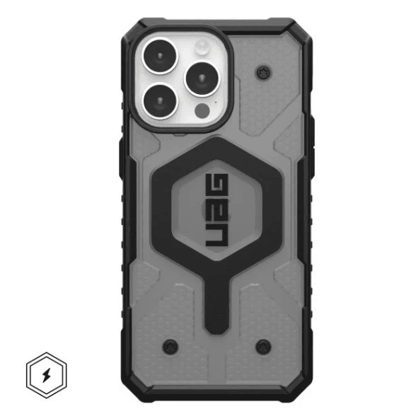 UAG Pathfinder Case iPhone 15 Pro / iPhone 15 Pro Max ProMax - Magsafe Clear Casing - SFI Group - Ash