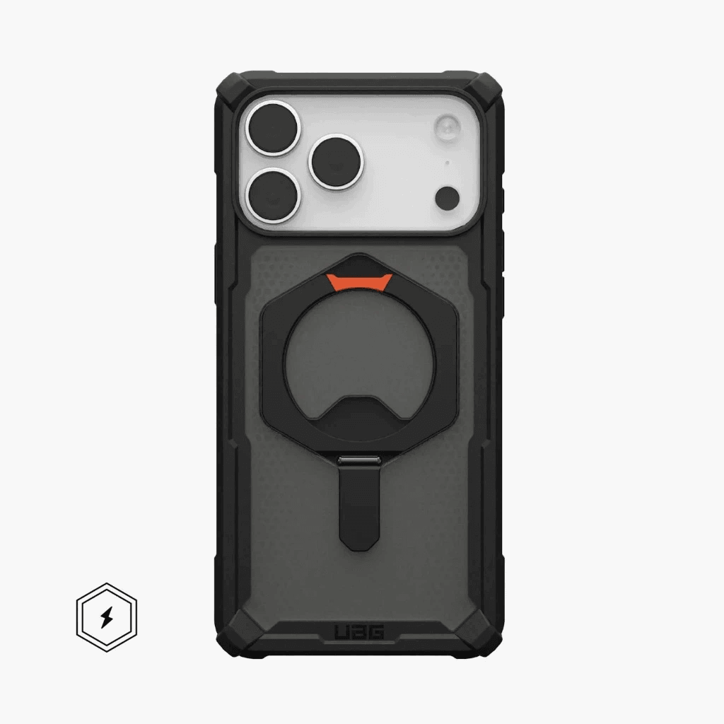 UAG Case iPhone 17 Pro / 17 Pro Max - Casing HP Iphone 17 - Plasma XTE MagSafe ProMax - SFI Group - Black / Pop Orange
