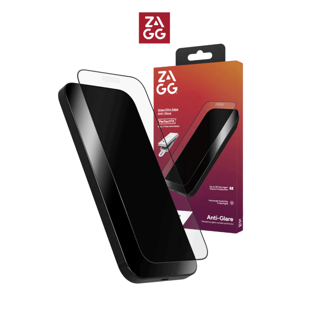 ZAGG Screen Protector iPhone 17 Tempered Glass - Anti Gores HP iPhone 17 17 Air 17 Pro 17 Pro Max ProMax Elite Edge Anti Glare - SFI Group - Iphone 17