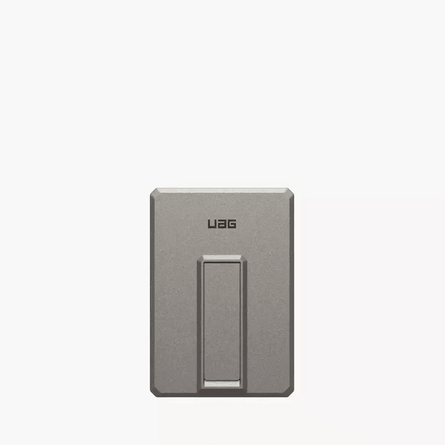 UAG Powerbank Magnetic Power Bank Ultra Slim 5K 5000 5.000 Mah - USB C - Battery With Kickstand Kick Stand - SFI Group - Titanium