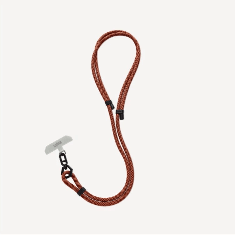 UAG Lanyard Civilian - Tali ID Card Kartu - Name Tag - SFI Group - Rust - Black