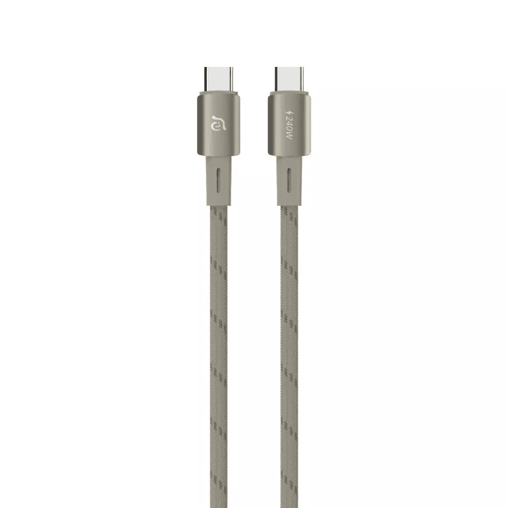 Adam Elements Cable Data Magnetic USB C to C 240W - 100 cm - Kabel Data/Kabel Charger - Casa MP100 - ACBADMP100 - SFI Group - Titanium