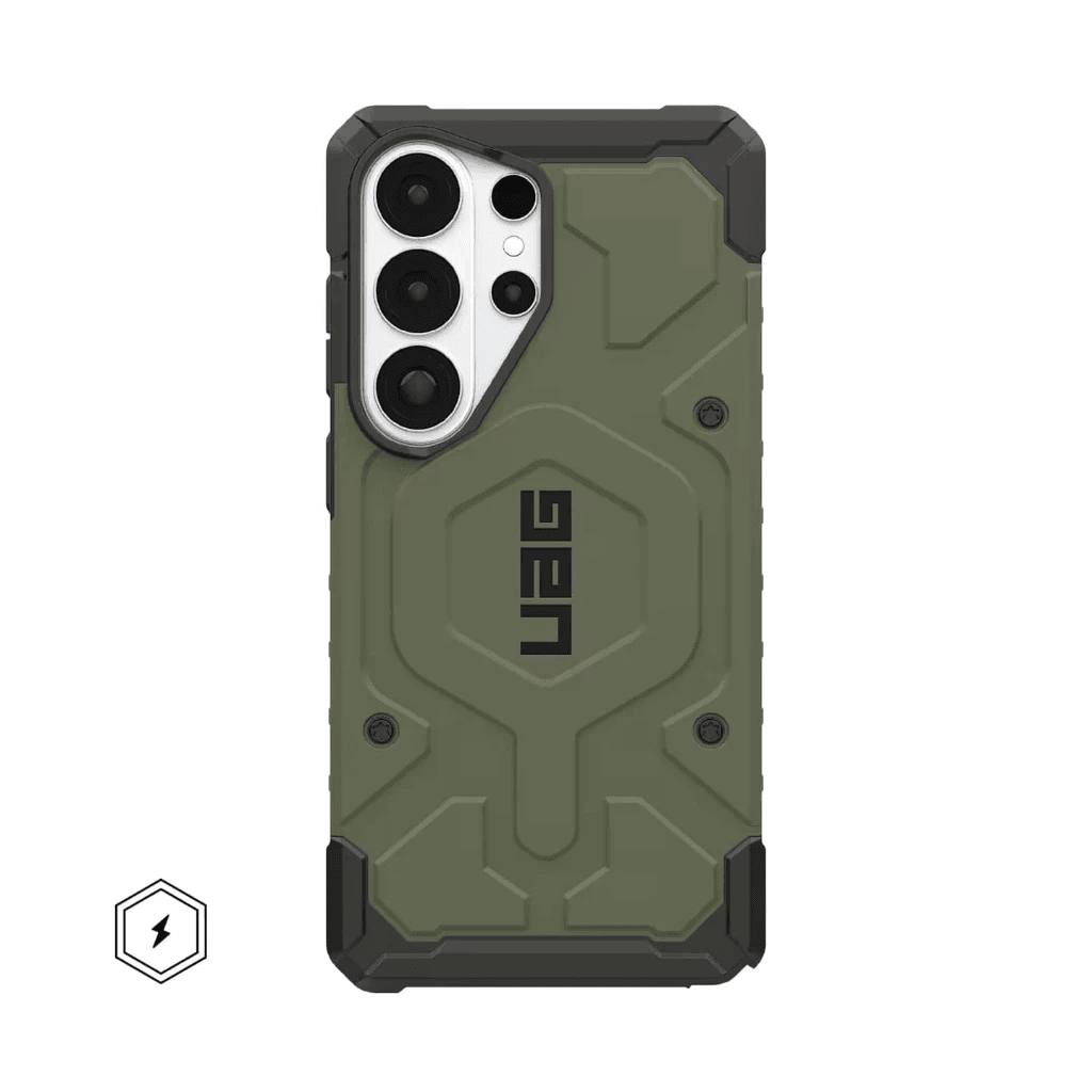 UAG - Case For Samsung Galaxy S26 Ultra - Casing Premium Pathfinder MagSafe - Heritage Yellow - SFI Group - Olive Drab