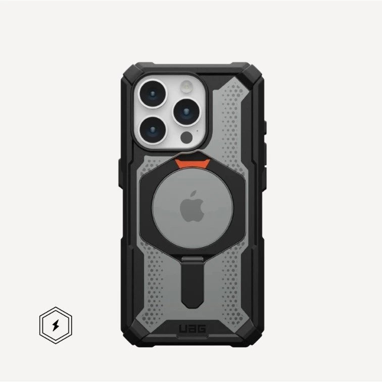 UAG Case iPhone 16 Pro / 16 Pro Max - Casing HP iPhone 16 - Plasma XTE Magsafe ProMax - SFI Group - Black/Orange