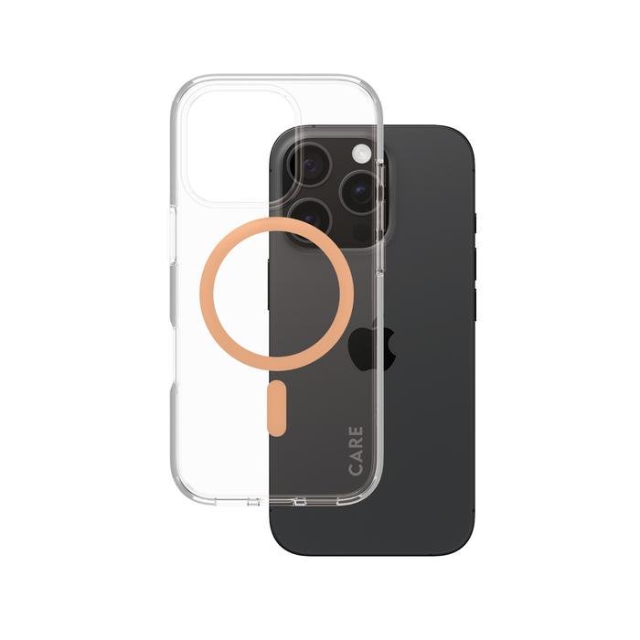 CARE By PanzerGlass Case For Iphone 16 Pro/16 Pro Max Casing Hp Magsafe Flagship Urban Combat - SFI Group - peach